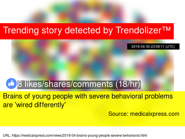 Brains Of Young People With Severe >> Brains Of Young People With Severe Behavioral Problems Are Wired Brains Of Young People With Severe >> Brains Of Young People With Severe Behavioral Problems Are Wired